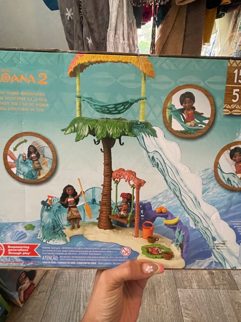 Disney Moana 2 Island Playset - Green Blue Purple